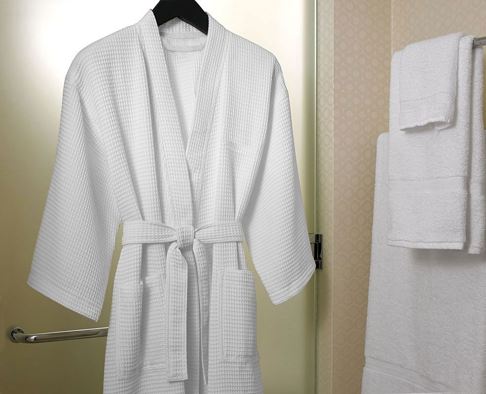Mini Waffle Shower Curtain  Buy Exclusive Fairfield Hotel Towels, Robes  and More Bath Essentials